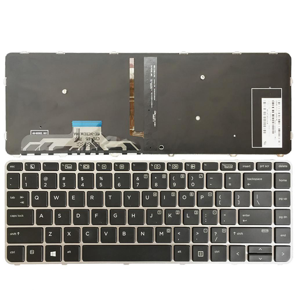 Новая клавиатура для ноутбука США для HP ELiteBook FOLIO 1040 G3 с клавиатурой для ноутбука в рамке США