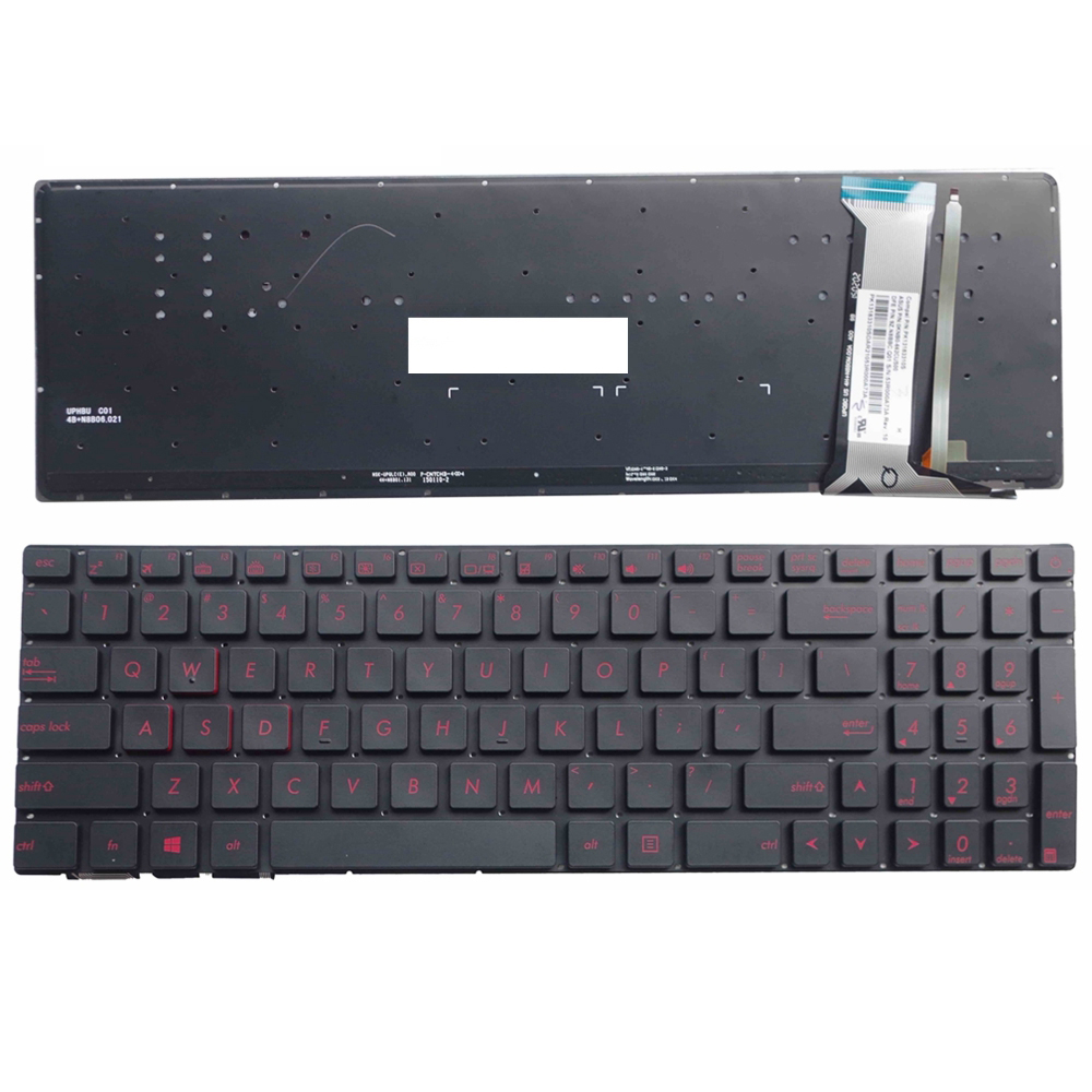 Новая клавиатура для ноутбука США для Asus GL552 Клавиатура США макет