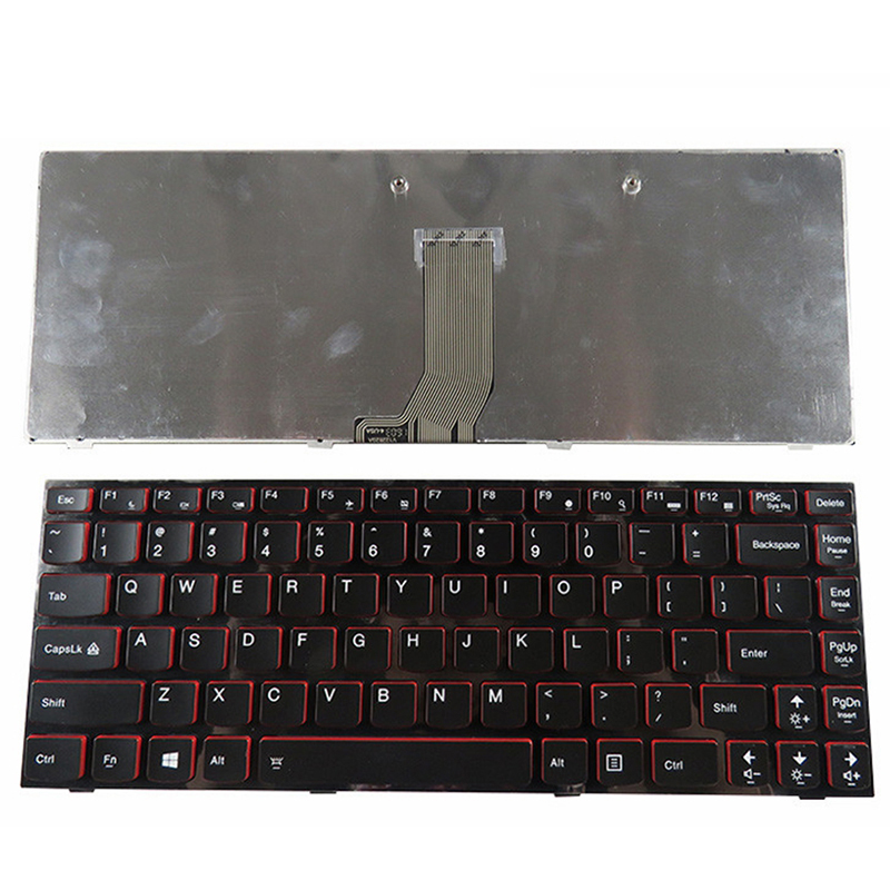 Новая клавиатура для ноутбука Lenovo Y410P США раскладка клавиатуры с подсветкой