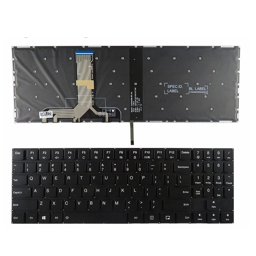 Новая клавиатура для ноутбука Lenovo Y720-15IKB раскладка клавиатуры США