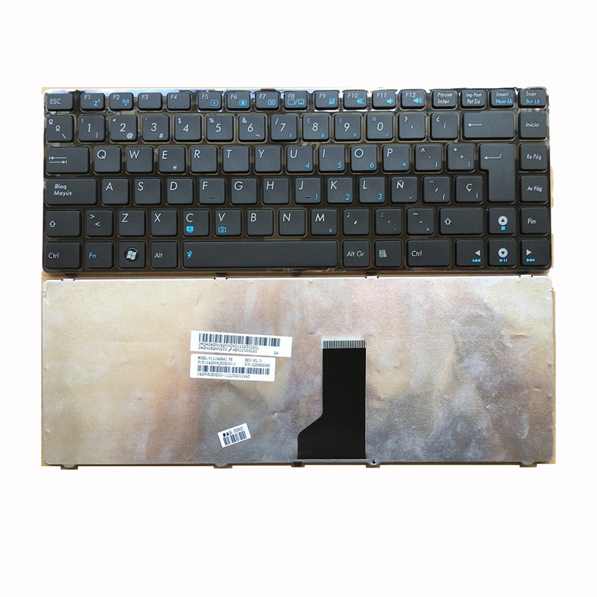 Новая испанская раскладка для ASUS A43 X43U K42 A42J X42J K43t X84L X84H без рамки SP Клавиатура для ноутбука