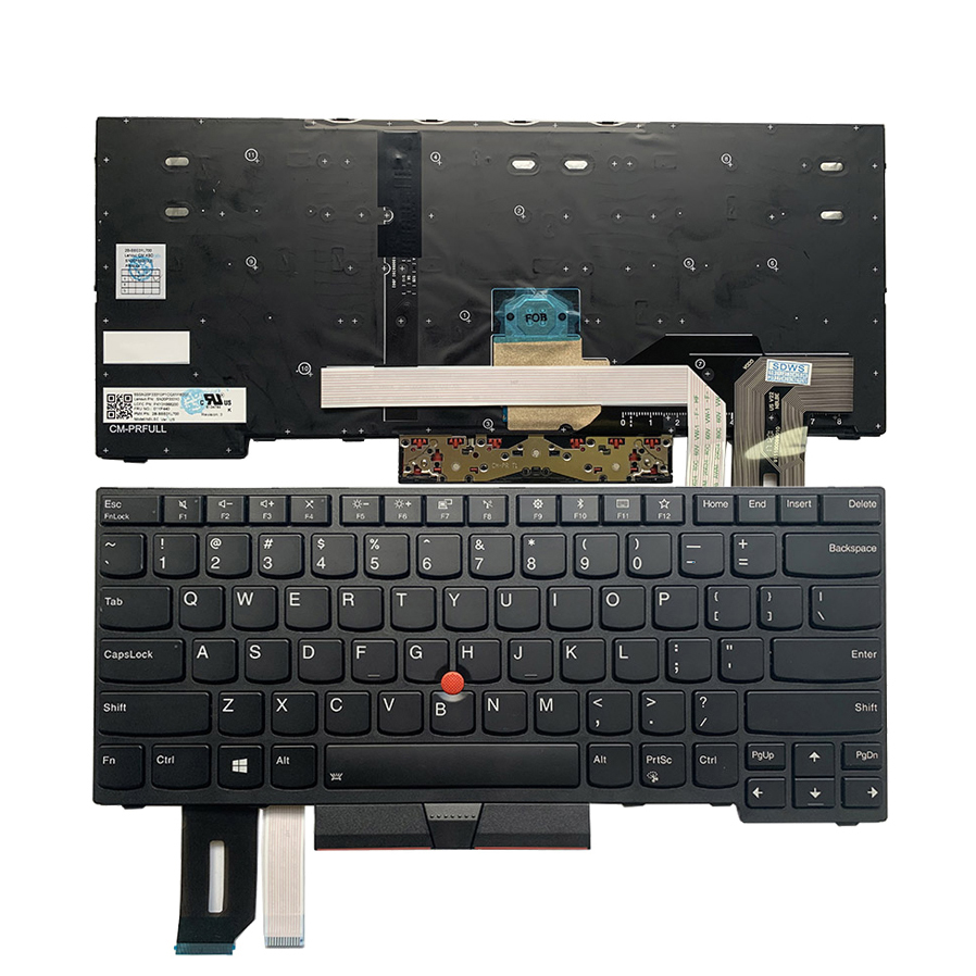 Английская клавиатура ноутбука для Lenovo Thinkpad E480 US Keyboard