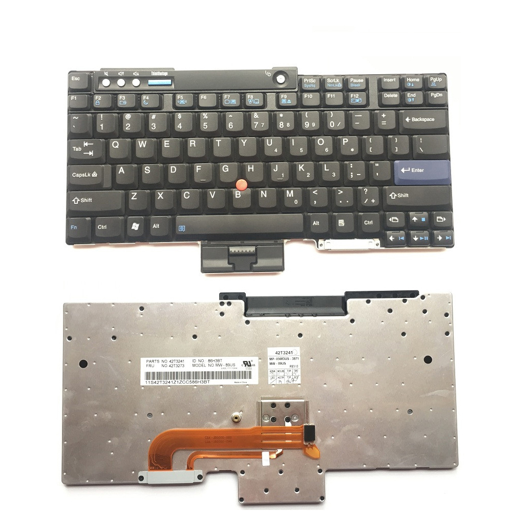 Новая клавиатура для ноутбука США для Lenovo ThinkPad T60 раскладка клавиатуры США