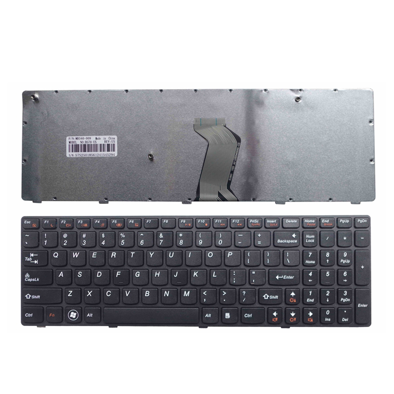 Английская клавиатура для ноутбука США подходит для Lenovo B570