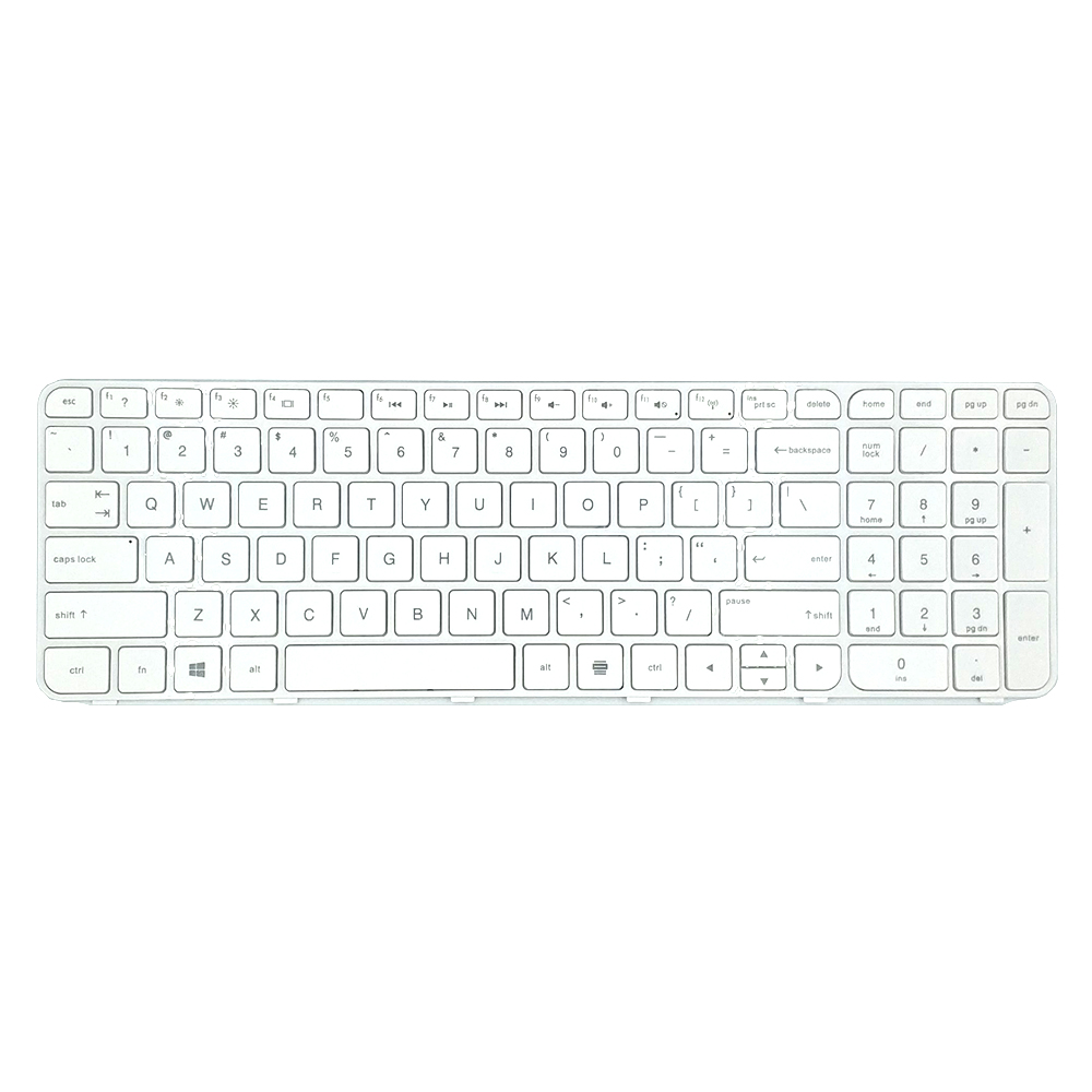 Английская клавиатура для ноутбука HP для Pavilion G6-2000 Series US Layout Keyboard White