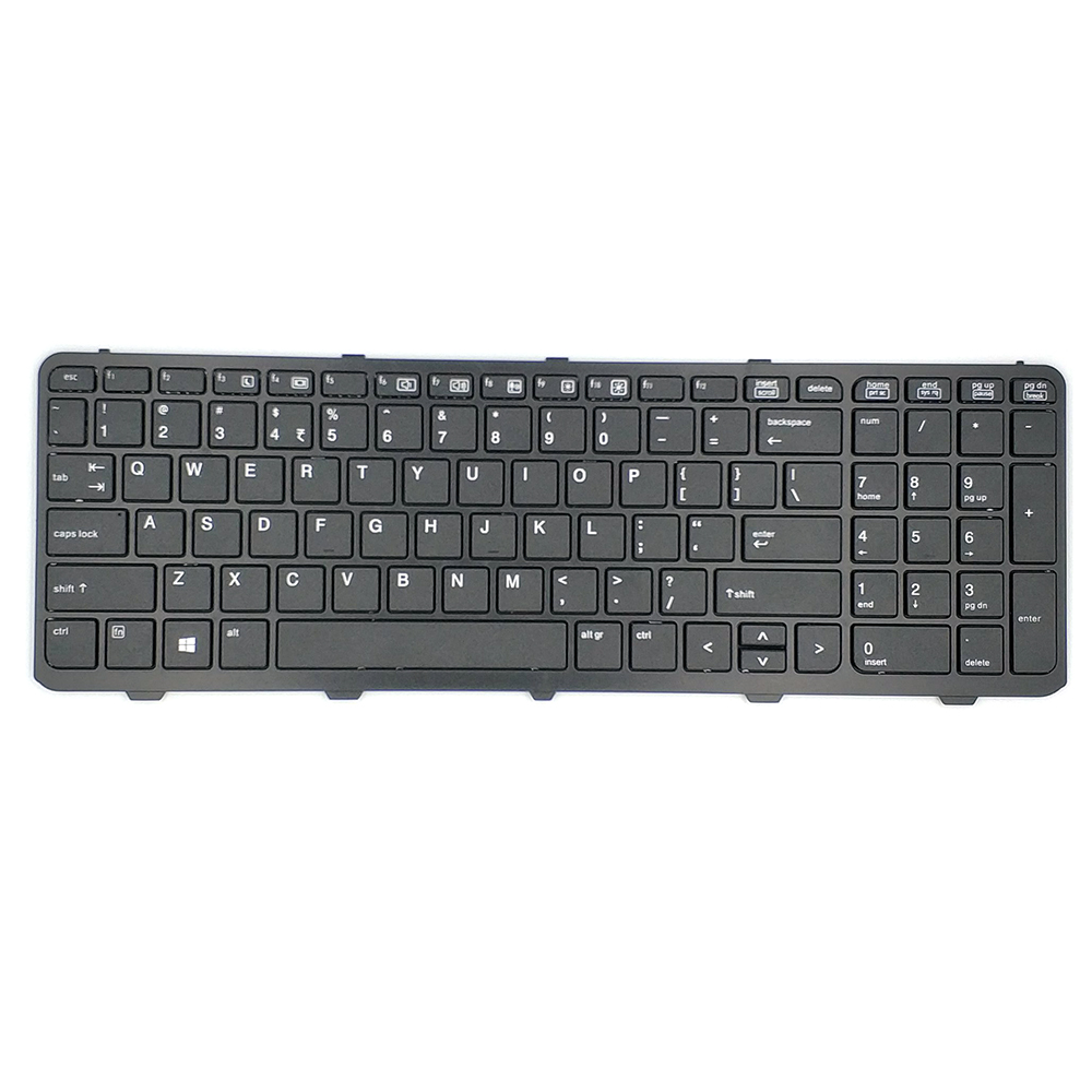 Клавиатура для ноутбука США для английской клавиатуры HP Probook 450 G1 с рамкой