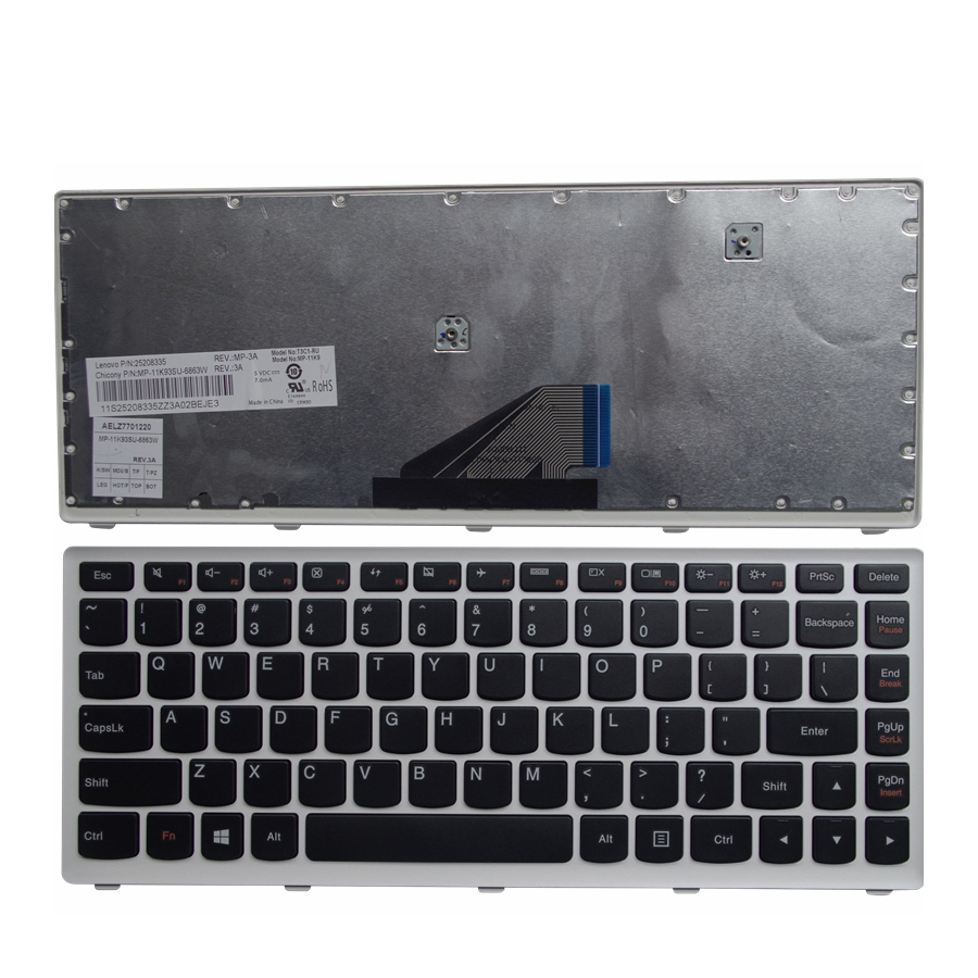 Новая клавиатура для ноутбука США для Lenovo IdeaPad U310 Клавиатура США