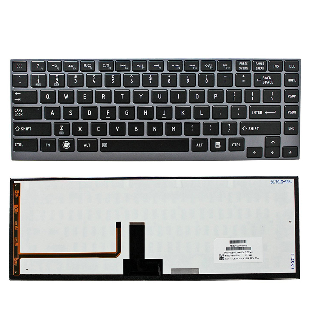 Новая клавиатура для ноутбука Toshiba Z830, раскладка клавиатуры США